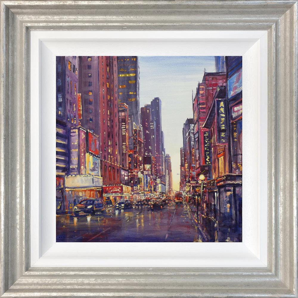 NY Dusk by Mariusz Kaldowski (Original) - TheArtistsQuarter