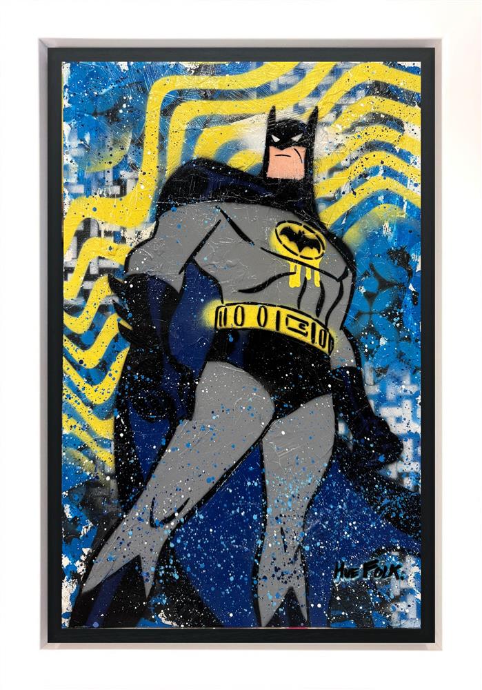 The Caped Crusader by Hue Folk (Original) - TheArtistsQuarter