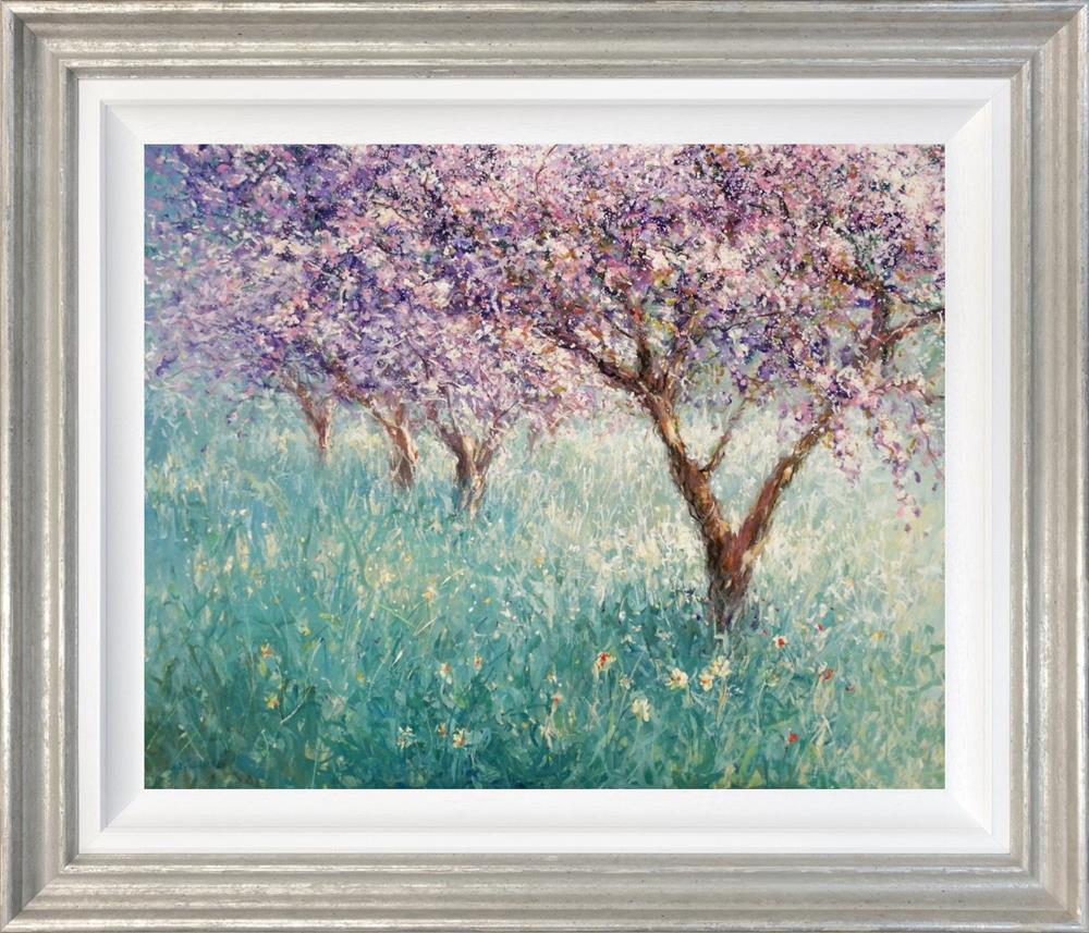 Cherry Trees by Mariusz Kaldowski (Original) - TheArtistsQuarter