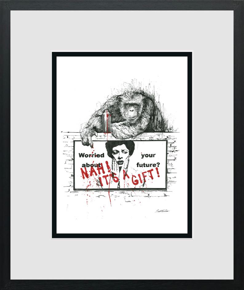 Nah! It's a Gift - Miniature by Scott Tetlow - TheArtistsQuarter