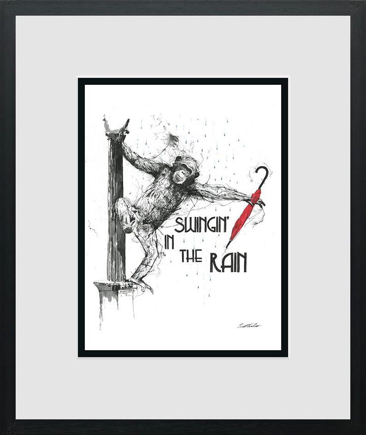 Swingin' In The Rain - Miniature by Scott Tetlow - TheArtistsQuarter