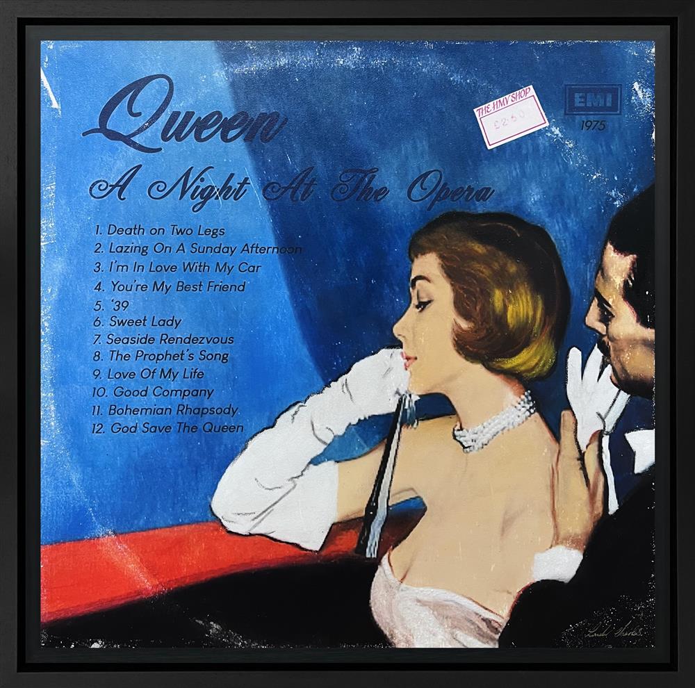 Night At The Opera - ReVinyled Collection by Linda Charles (Original) - TheArtistsQuarter