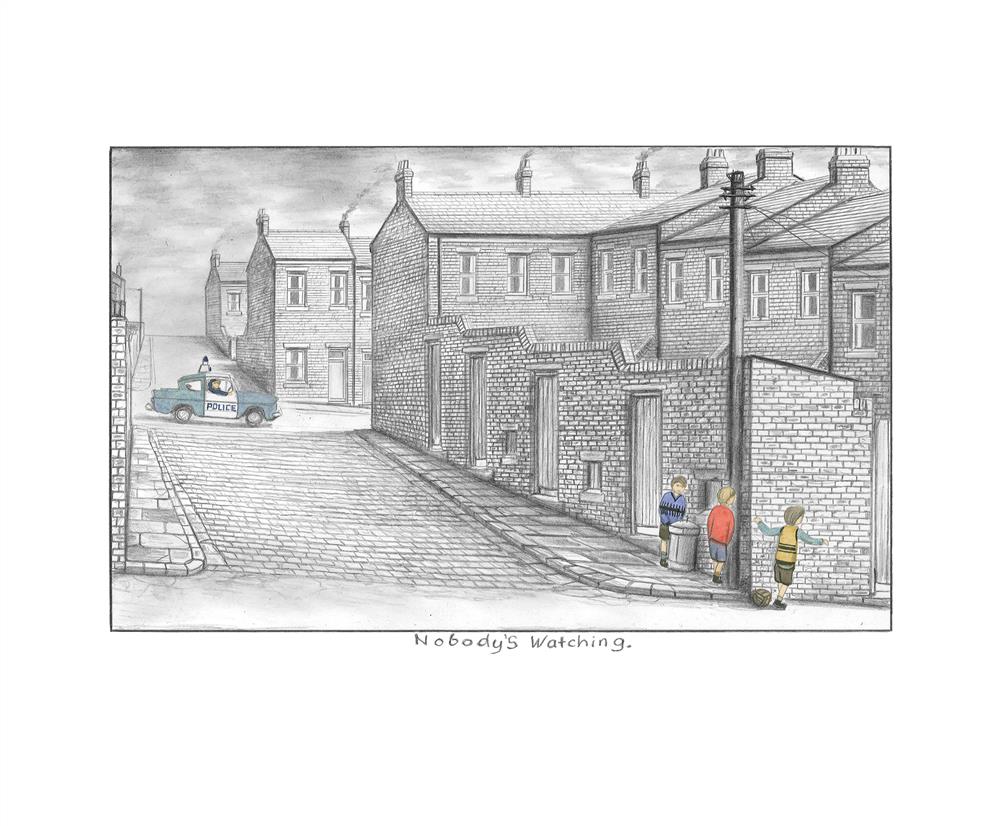 Nobody's Watching - Sketch by Leigh Lambert - TheArtistsQuarter