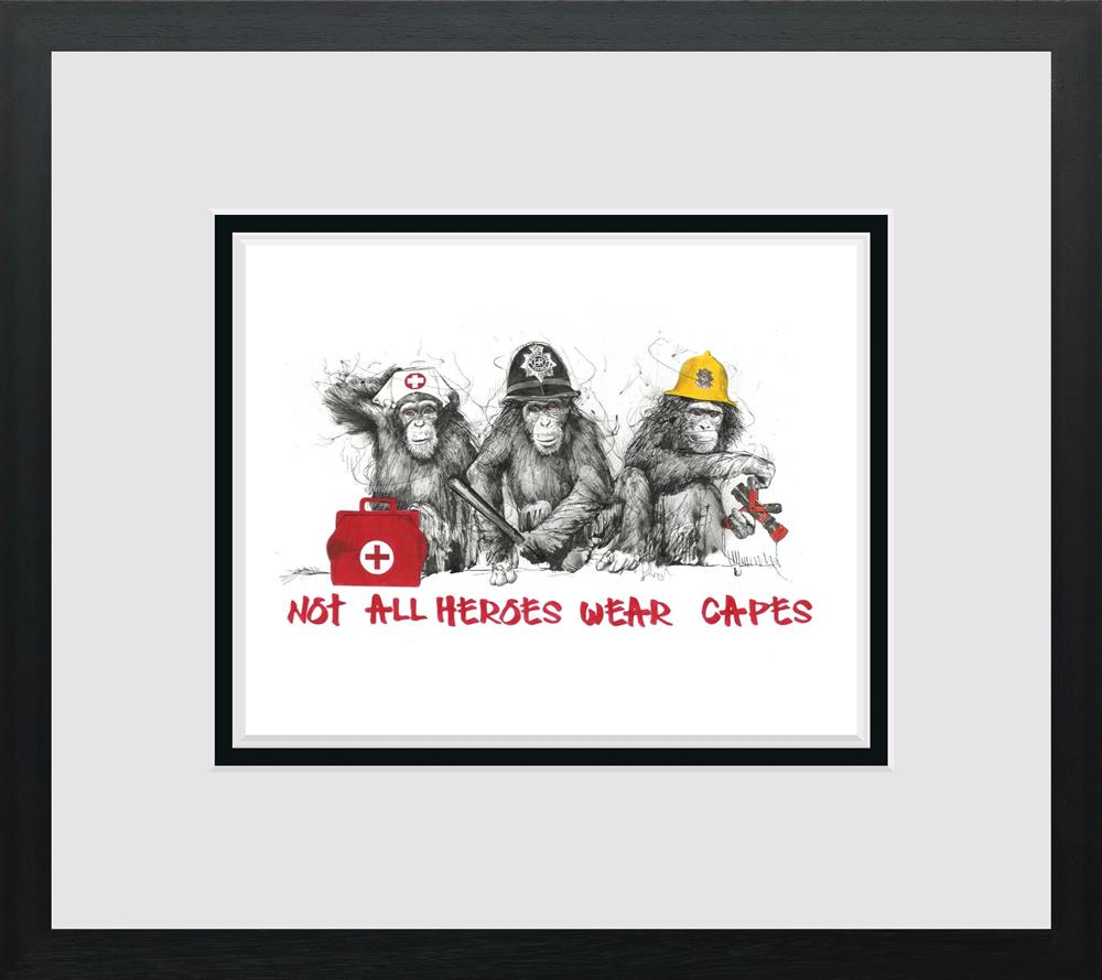 Not All Heroes Wear Capes Miniature by Scott Tetlow - TheArtistsQuarter