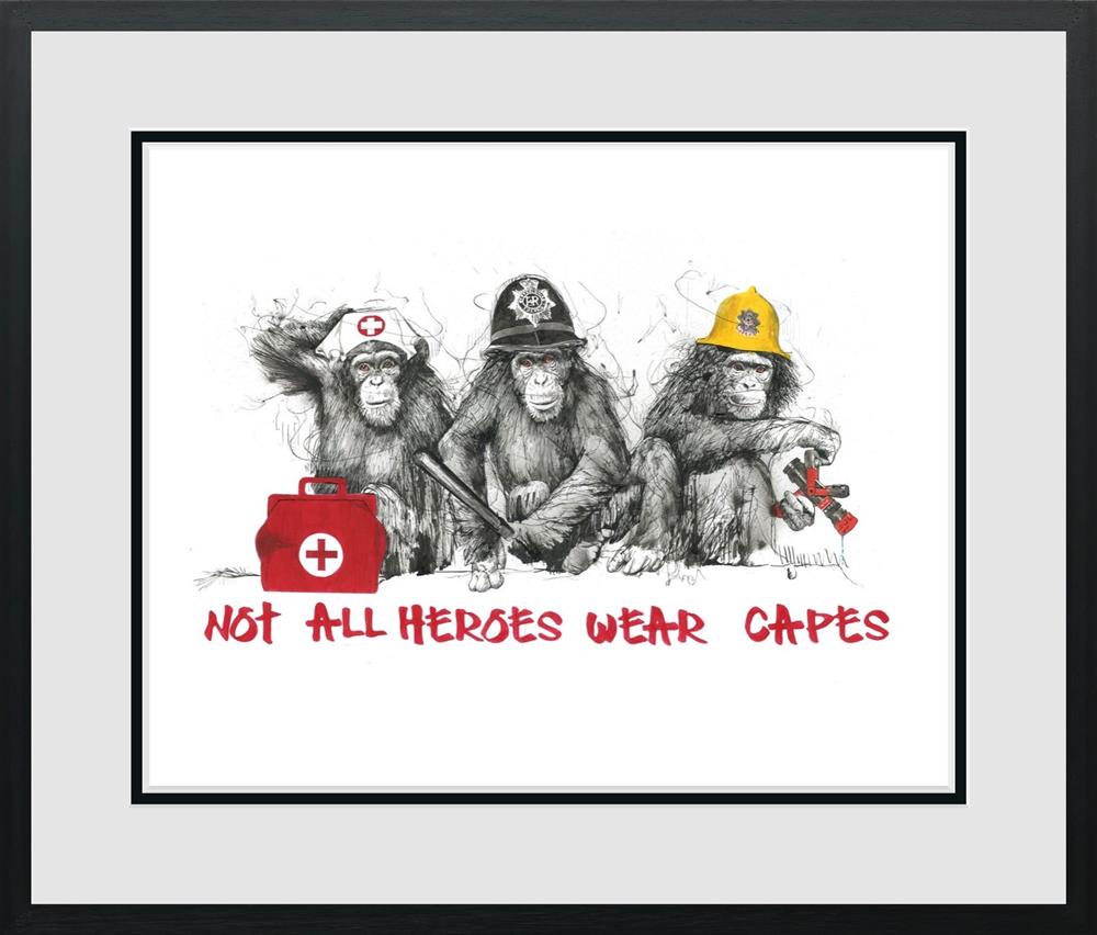 Not All Heroes Wear Capes by Scott Tetlow - TheArtistsQuarter