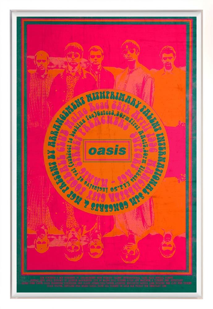 Oasis - Maine Road, 28th April 1996 by Linda Charles (Original) - TheArtistsQuarter