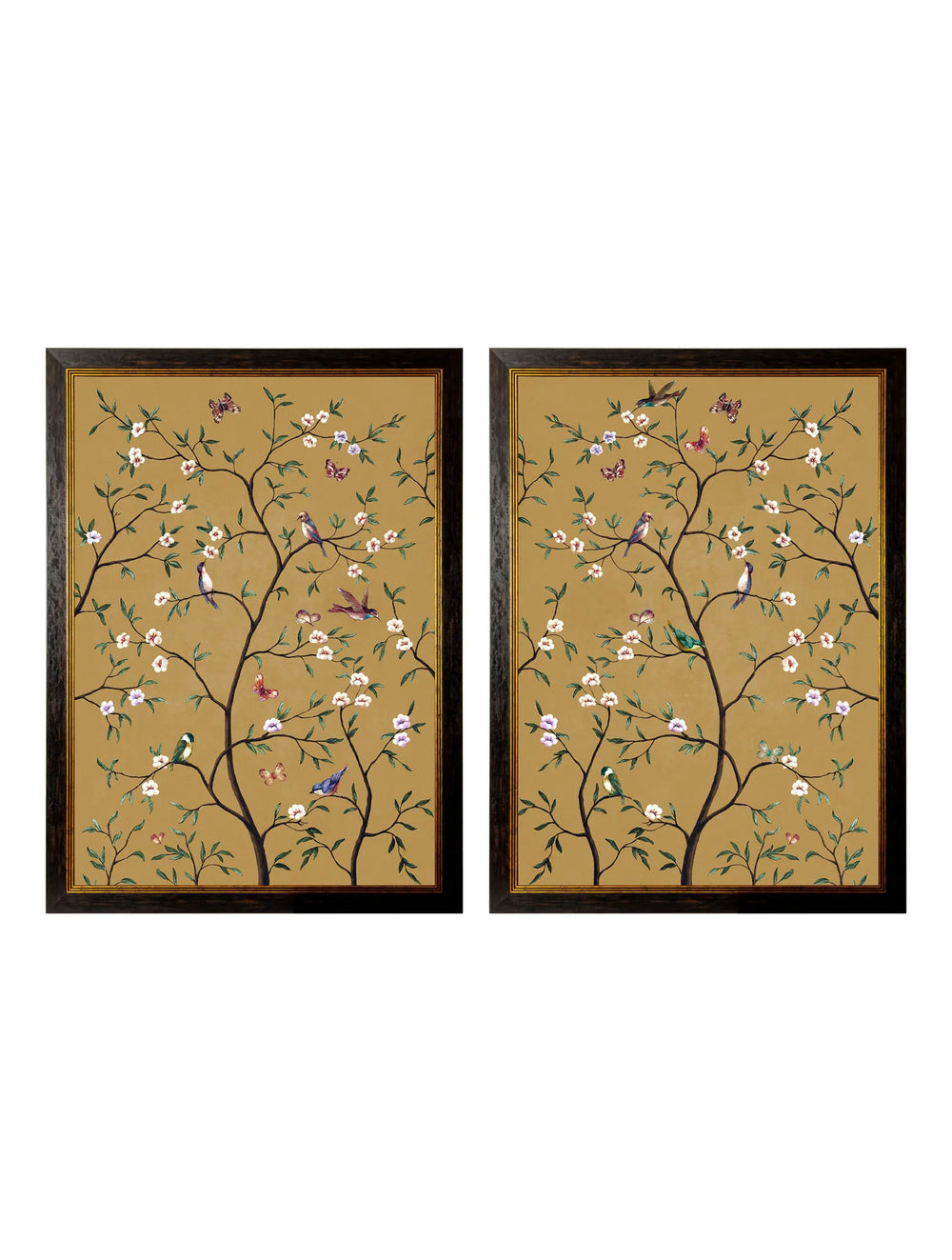 Tree of Life Ochre Set of 2 - TheArtistsQuarter