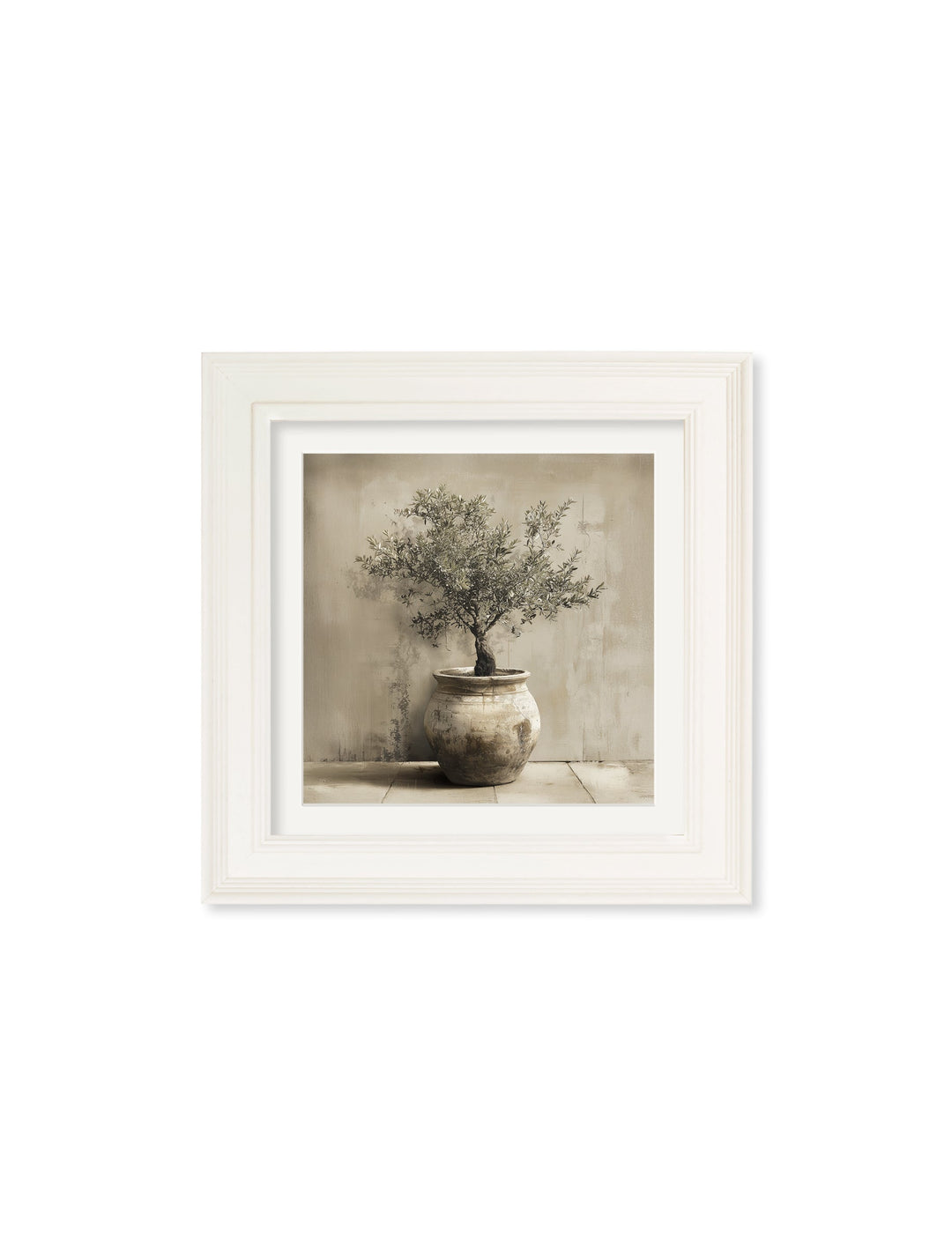 The Olive Tree - Cream Hurstwood Square Frame - TheArtistsQuarter