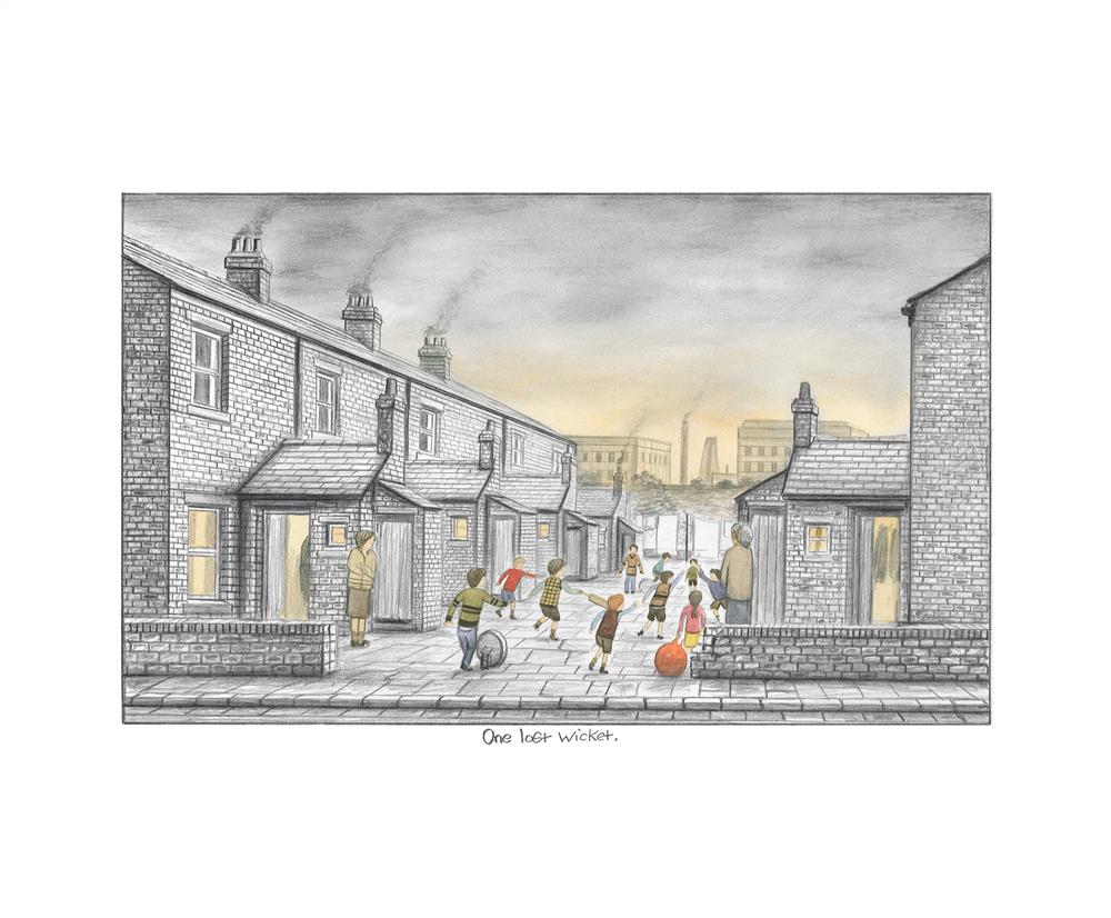 One Last Wicket - Sketch by Leigh Lambert - TheArtistsQuarter