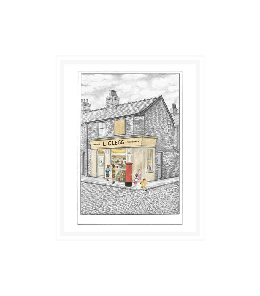 Our Kids Up Shops - Sketch by Leigh Lambert - TheArtistsQuarter
