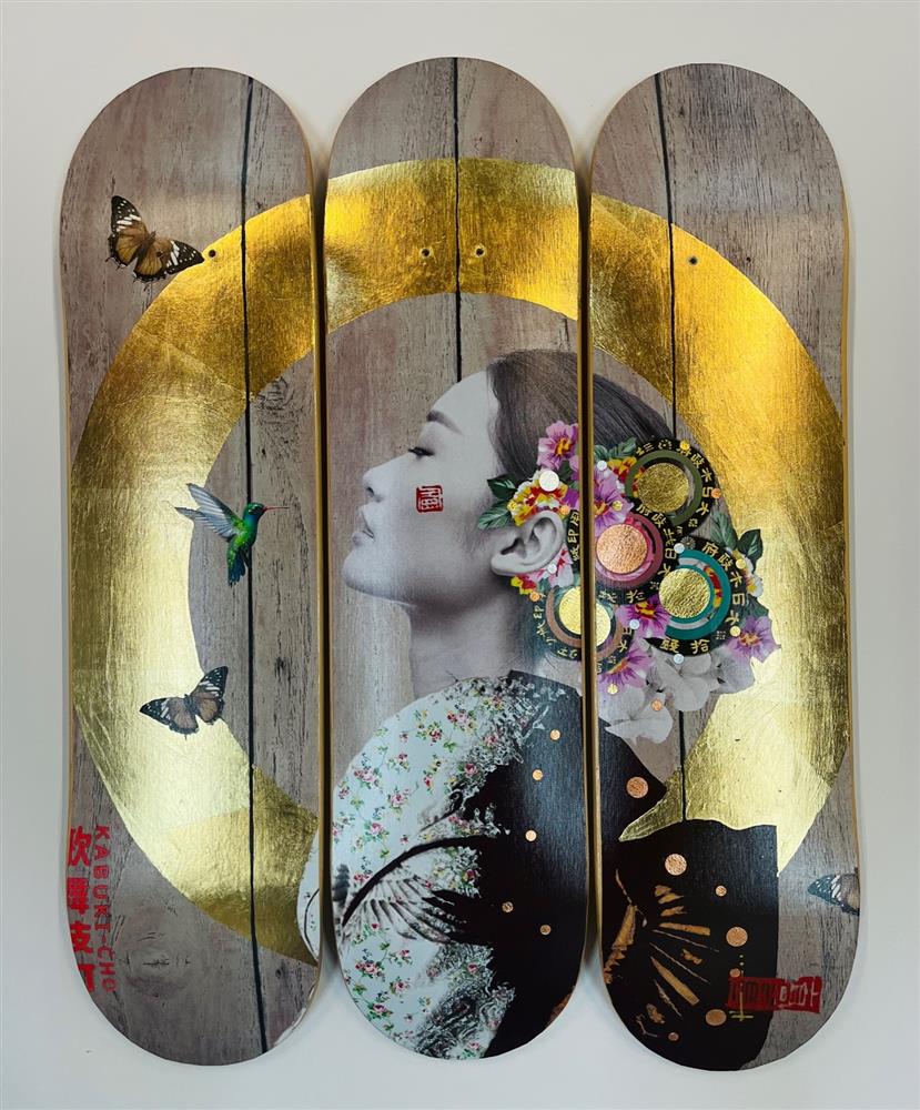 Patience New Rose With Hummingbird by The Trunk Of Funk (Limited Edition) - TheArtistsQuarter