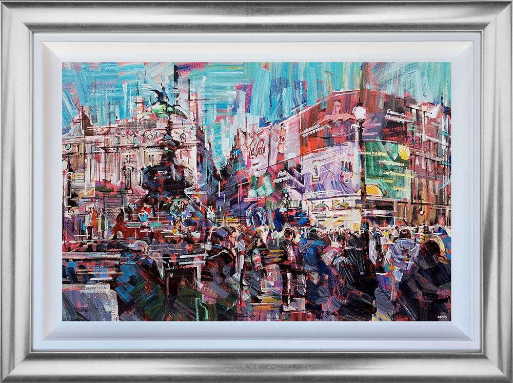 Piccadilly Buskers by Colin Brown (Original) - TheArtistsQuarter