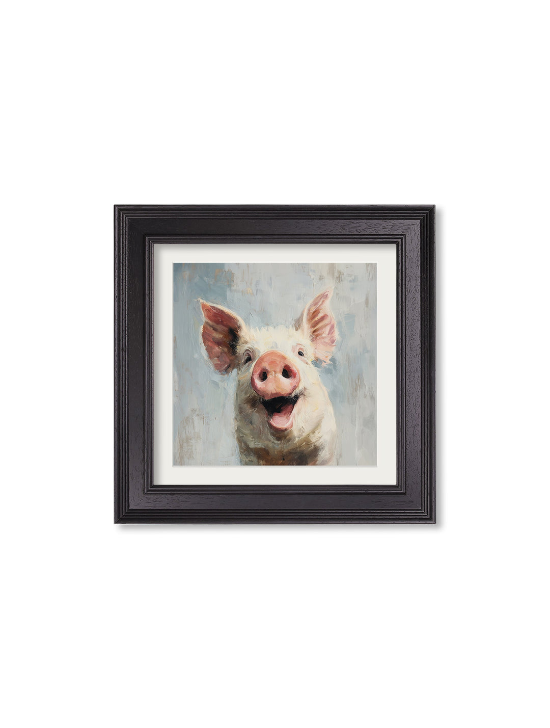 The Giggly Pig - Black Hurstwood Square Frame - TheArtistsQuarter