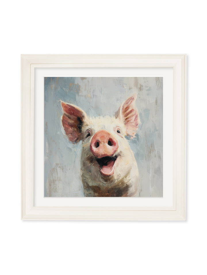 The Giggly Pig - Cream Hurstwood Square Frame - TheArtistsQuarter