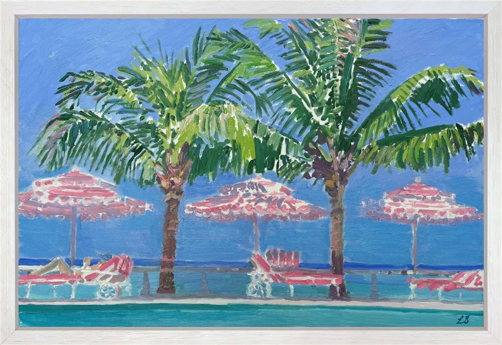 Pink Parasols by Leila Barton (Original) - TheArtistsQuarter