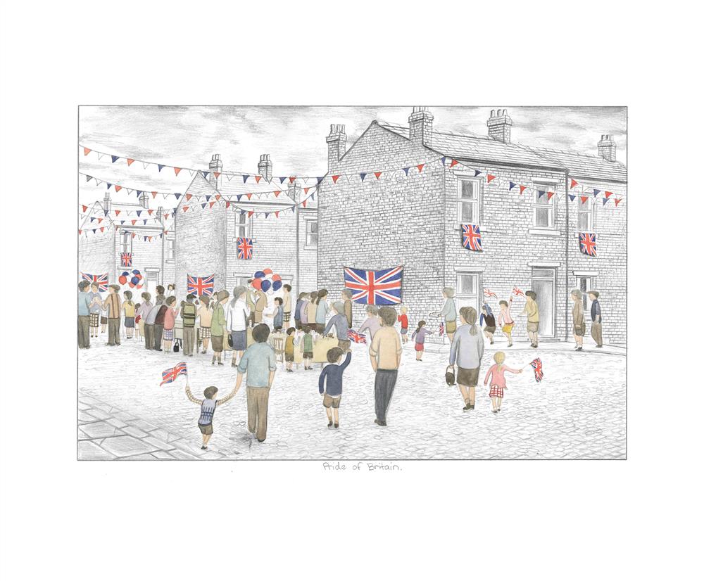 Pride Of Britain - Sketch by Leigh Lambert - TheArtistsQuarter