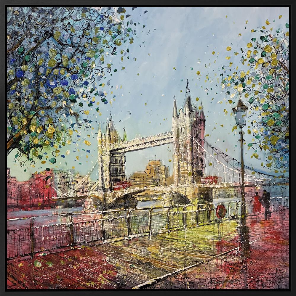 Primary Colours Over London Bridge by Nigel Cooke (Original) - TheArtistsQuarter