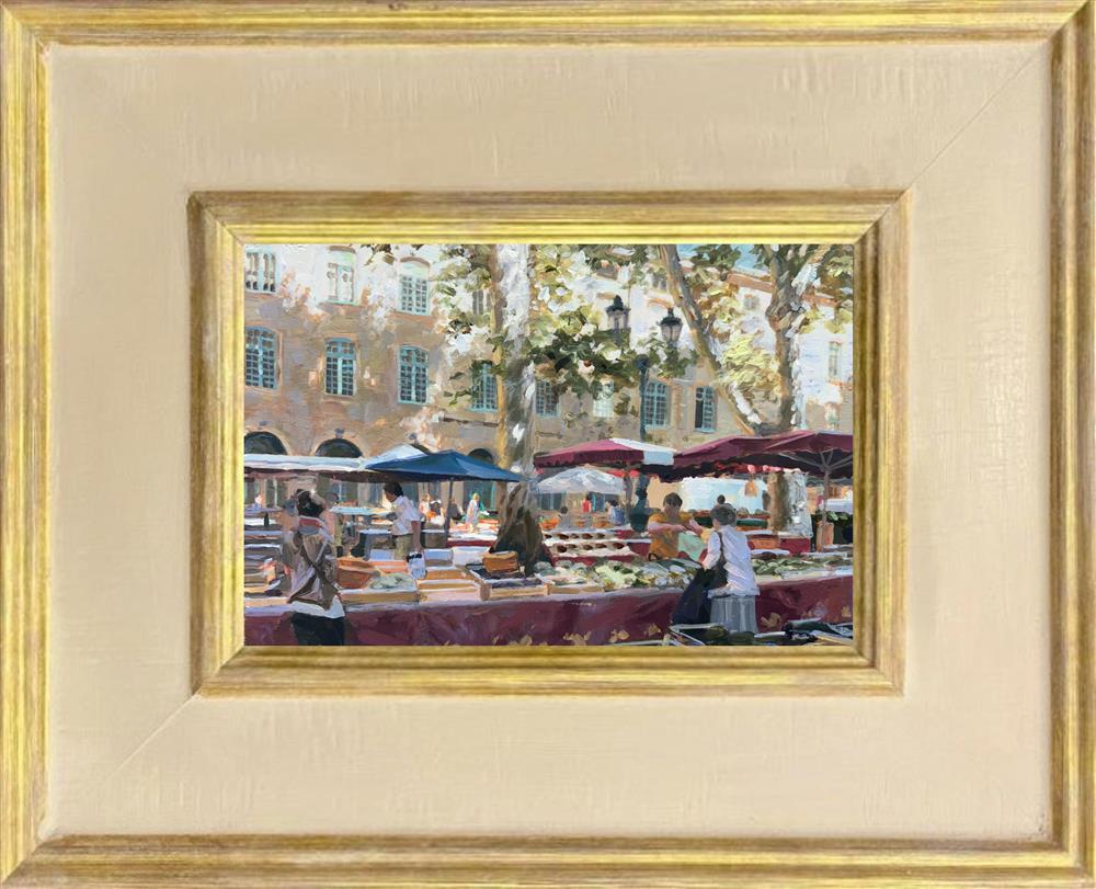 Provence Market I by Rachele Dryden-Smith (Original) - TheArtistsQuarter