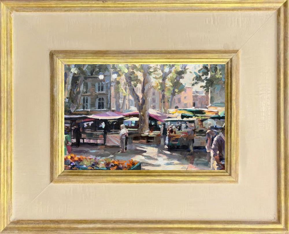 Provence Market II by Rachele Dryden-Smith (Original) - TheArtistsQuarter
