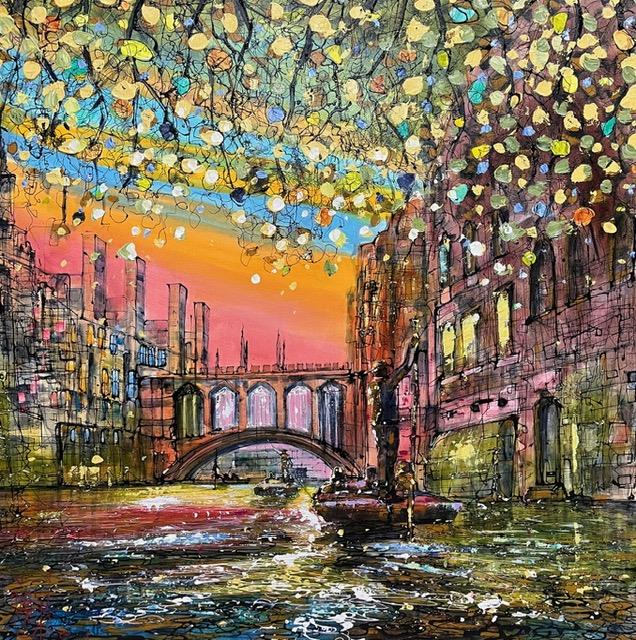 Punting - XL Deluxe Canvas by Nigel Cooke (Original) - TheArtistsQuarter