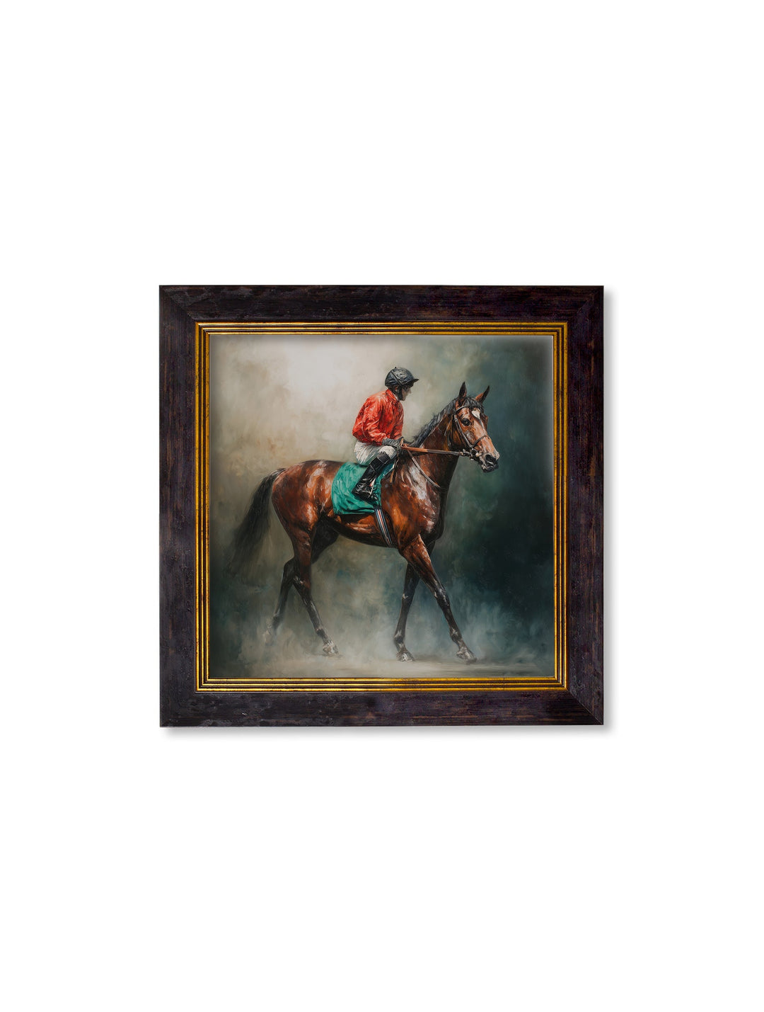 The Irish Racehorses - Oxford Square Frame - TheArtistsQuarter