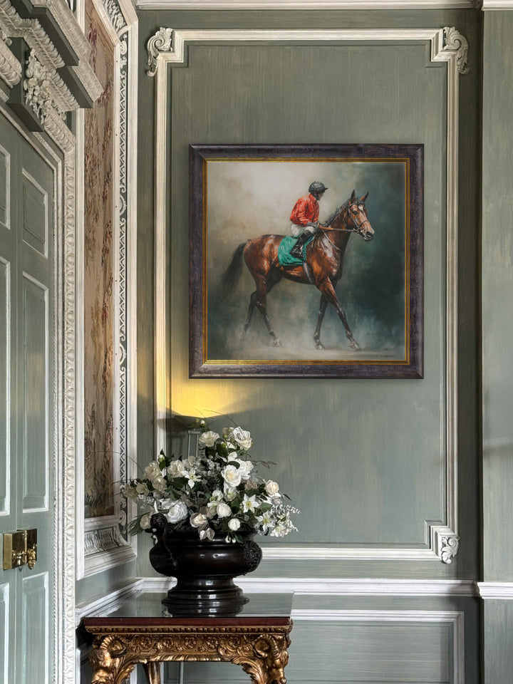 The Irish Racehorses - Oxford Square Frame - TheArtistsQuarter