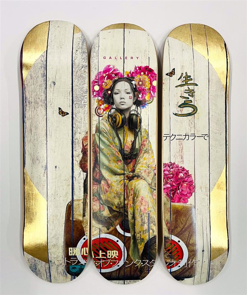 Ready To Start - Skate Deck Trio by The Trunk Of Funk (Limited Edition) - TheArtistsQuarter