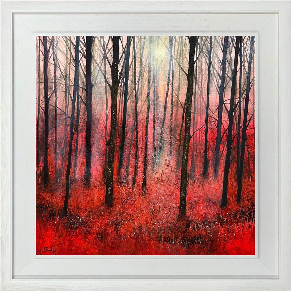 Red Forest Delight by Jo Starkey (Original) - TheArtistsQuarter