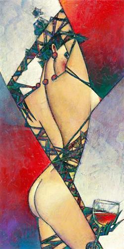 Red, Red Wine (small) by Andrei Protsouk - TheArtistsQuarter