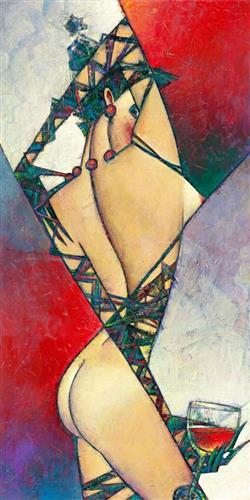 Red, Red Wine (small) by Andrei Protsouk - TheArtistsQuarter