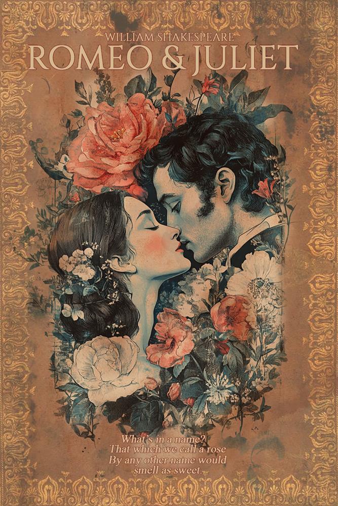 Romeo & Juliet - Miniature by Linda Charles - TheArtistsQuarter
