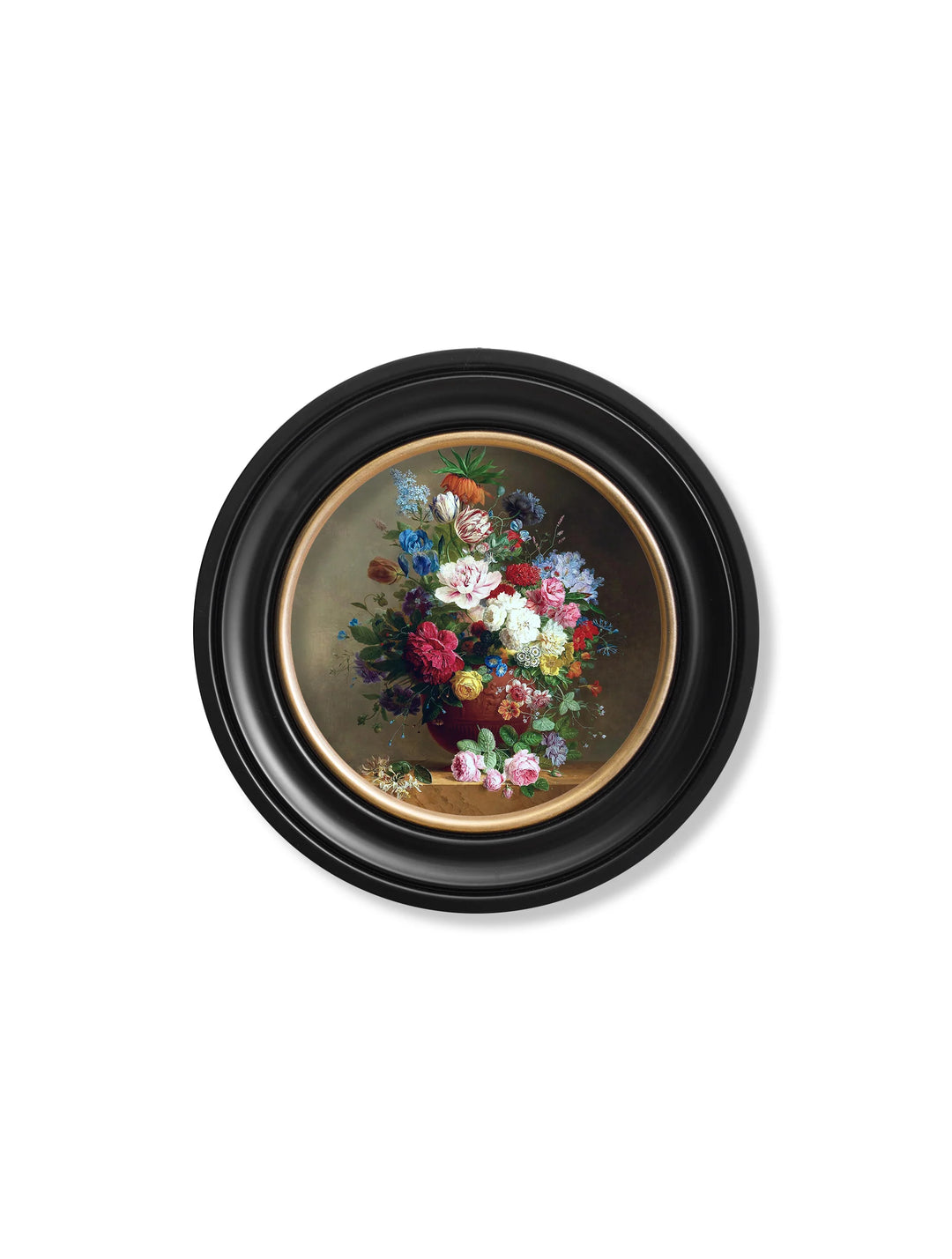 c.1812 Still Life of Flowers - Round - TheArtistsQuarter