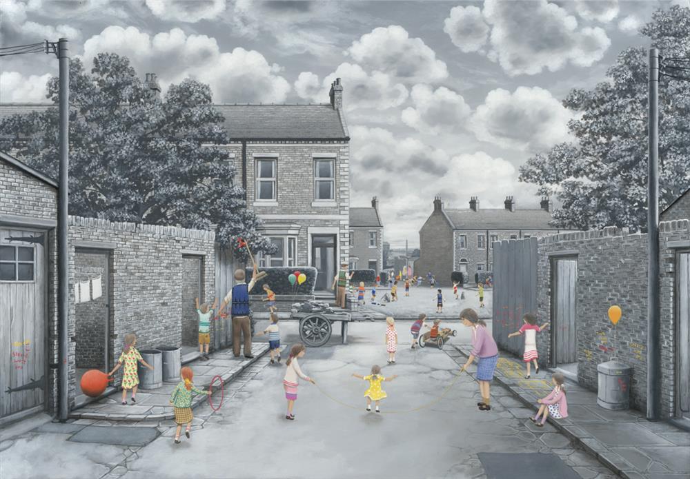 School's Out For Summer - Canvas Deluxe Artist Proof by Leigh Lambert - TheArtistsQuarter