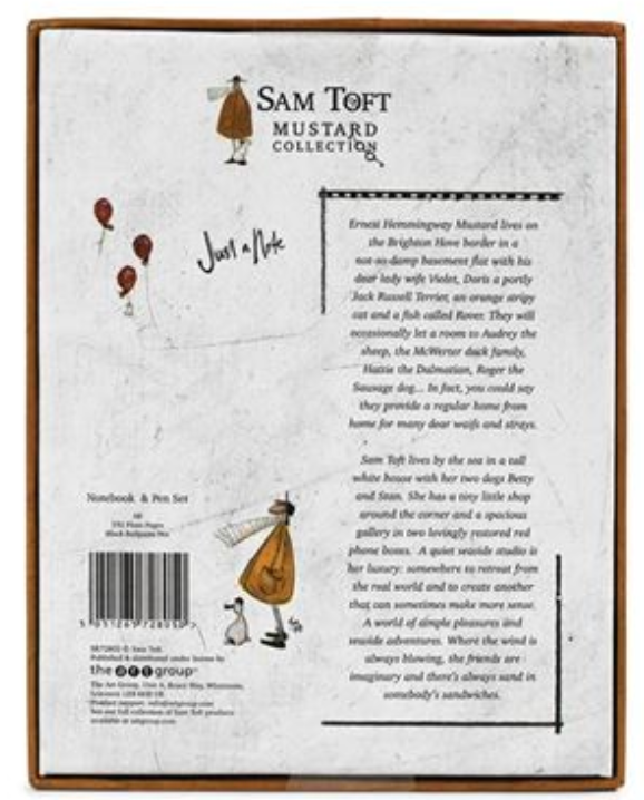 Sam Toft (Just a Note) Notebook Gift Set - TheArtistsQuarter