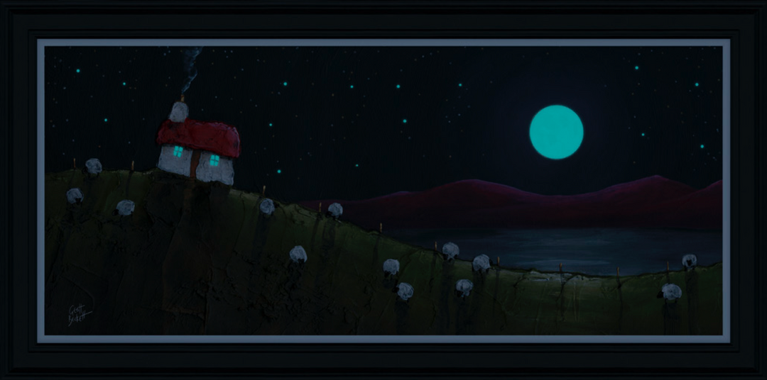 Glimmering Night By Geoff Beckett - TheArtistsQuarter