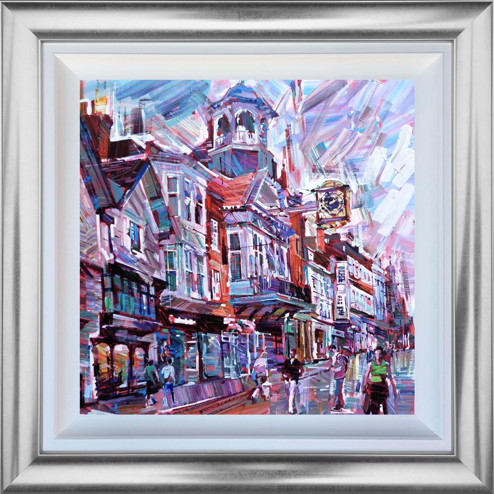 Shopping In Guildford by Colin Brown (Original) - TheArtistsQuarter