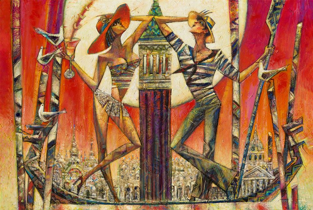 Silent Gondoliers by Andrei Protsouk - TheArtistsQuarter