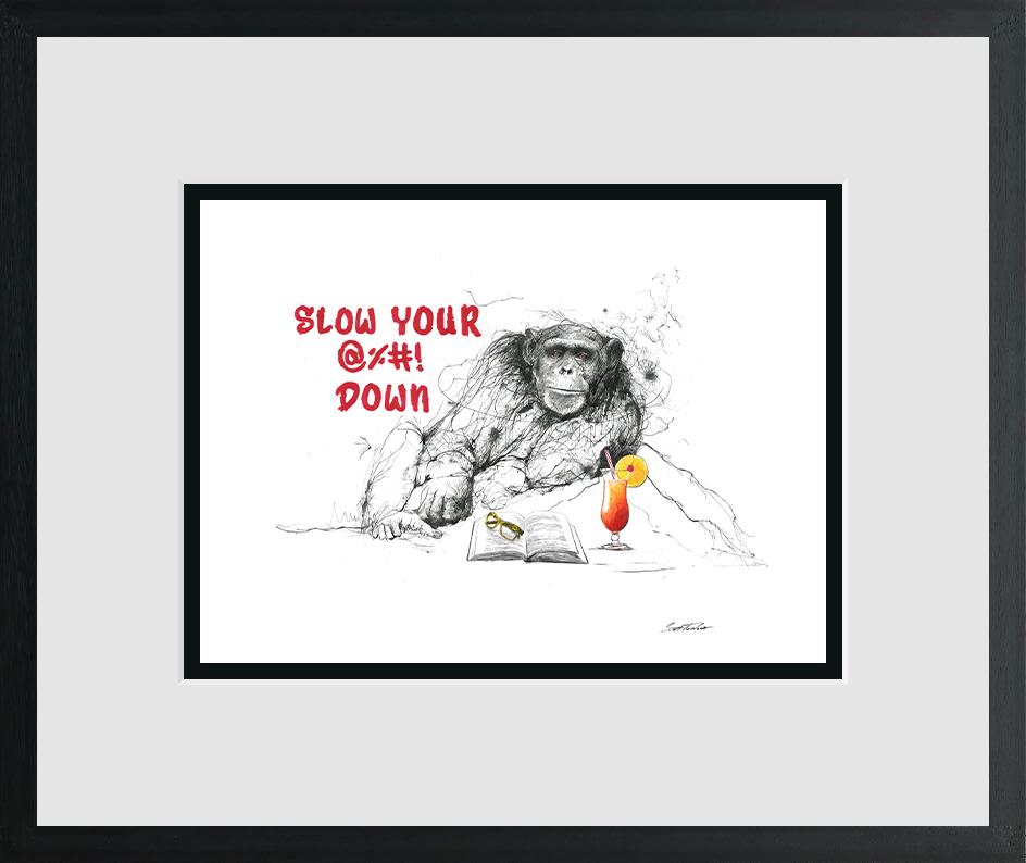 Slow Your @%_! - Miniature by Scott Tetlow - TheArtistsQuarter