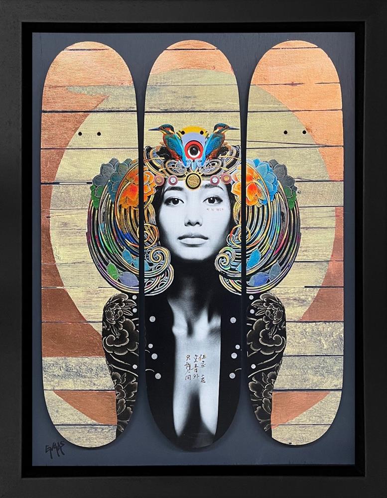 Sphinx Malakbel Flat Skate Deck by The Trunk Of Funk (Limited Edition) - TheArtistsQuarter