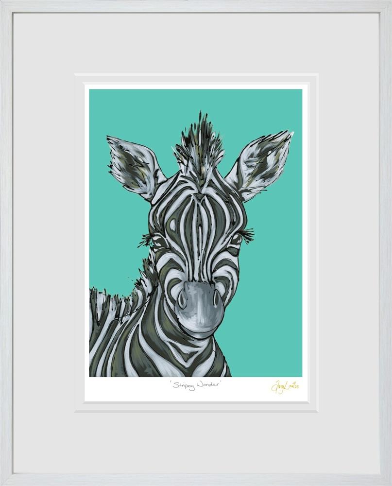 Stripey Wonder by Amy Louise - TheArtistsQuarter
