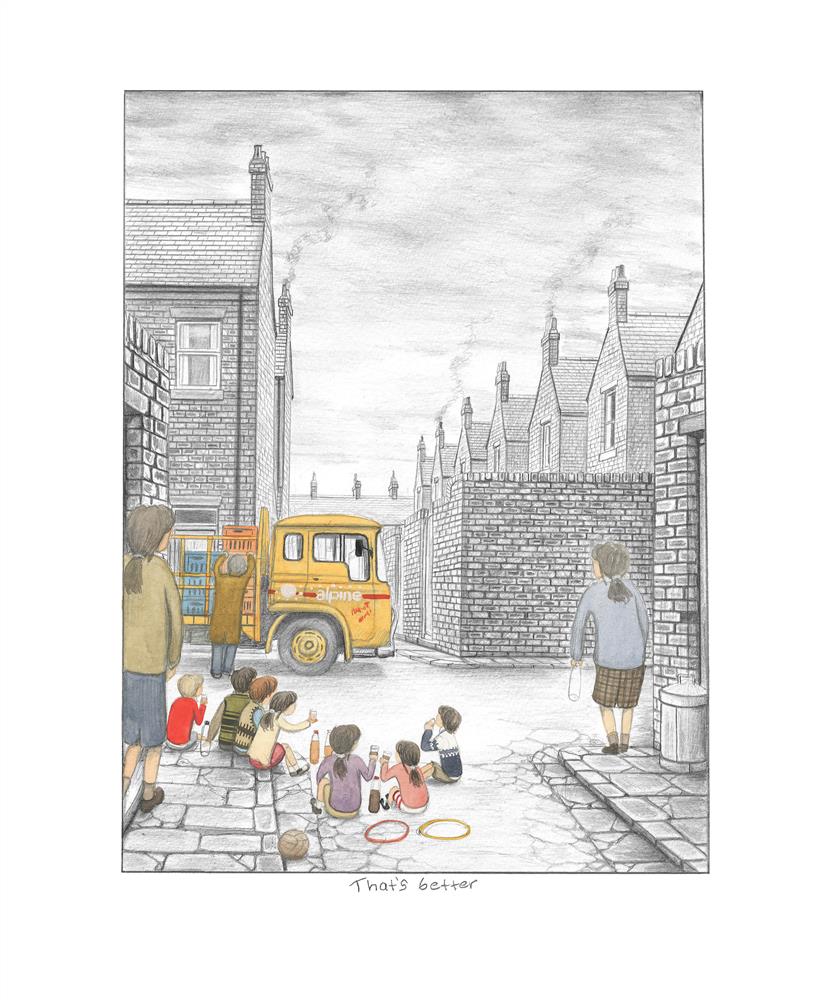 That's Better - Sketch by Leigh Lambert - TheArtistsQuarter
