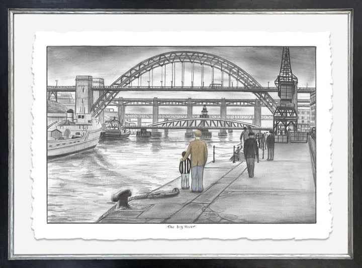 The Big River - Deluxe Sketch by Leigh Lambert - TheArtistsQuarter