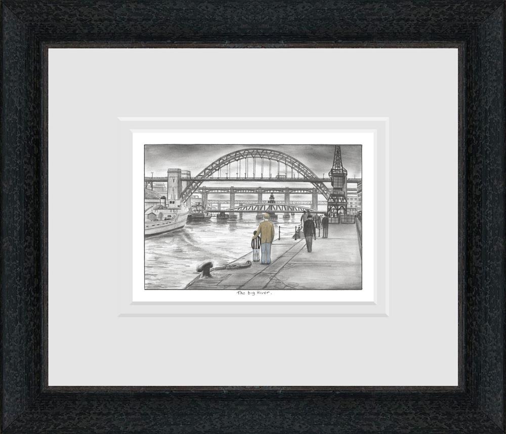 The Big River - Sketch by Leigh Lambert - TheArtistsQuarter