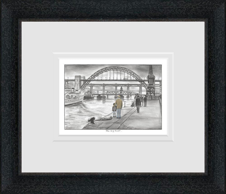 The Big River - Sketch by Leigh Lambert - TheArtistsQuarter