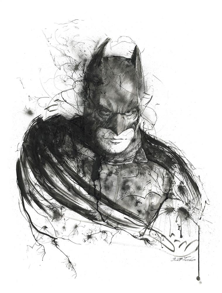 The Dark Knight - Miniature by Scott Tetlow - TheArtistsQuarter