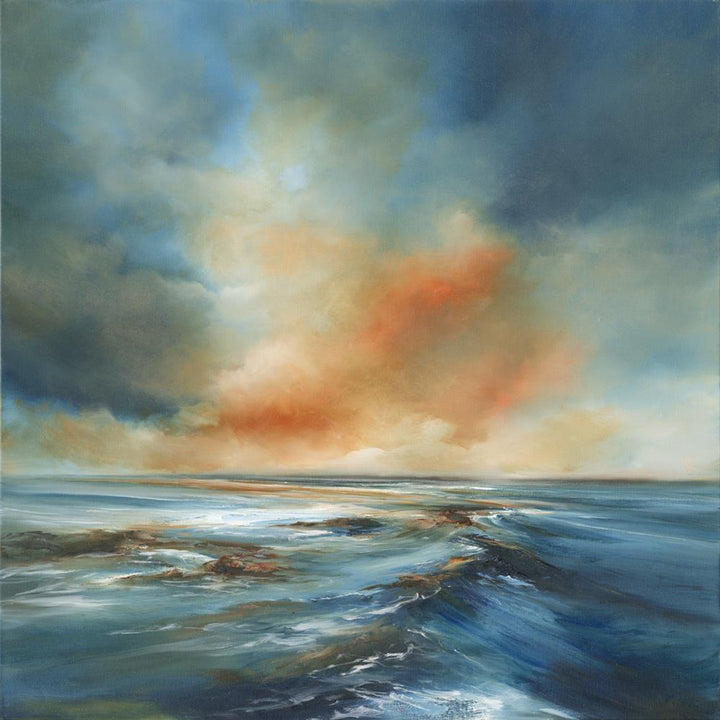The Journey Begins - Miniature by Alison Johnson - alternate view of framed canvas artwork