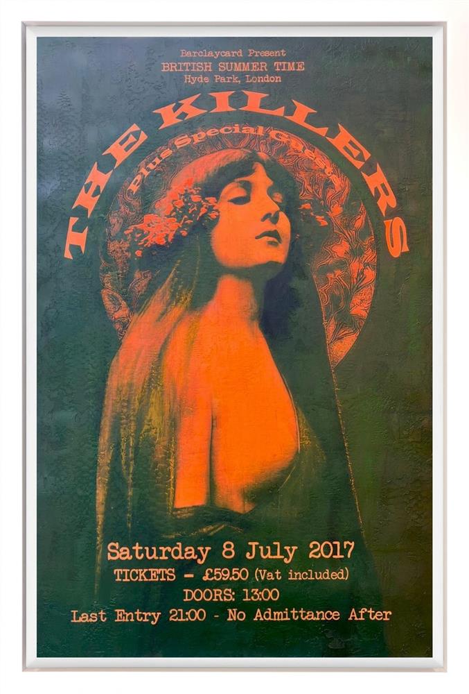 The Killers - Hyde Park 2017 by Linda Charles (Original) - TheArtistsQuarter