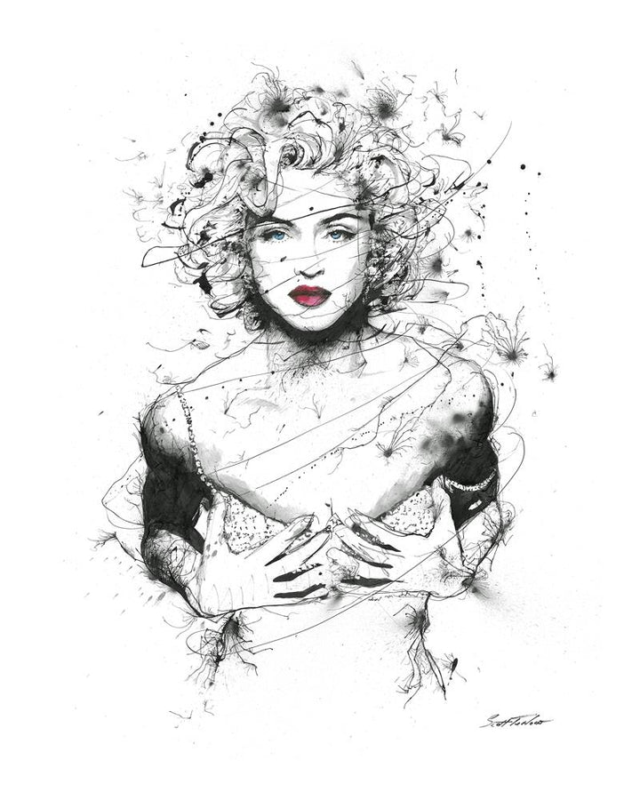 The Queen of Pop - Miniature by Scott Tetlow - TheArtistsQuarter