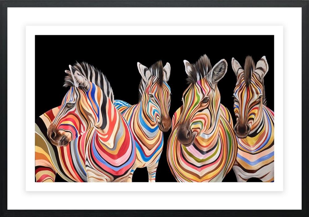 The Savannah Stripes - Bonded Paper Deluxe by Hayley Goodhead (Limited Edition) - TheArtistsQuarter