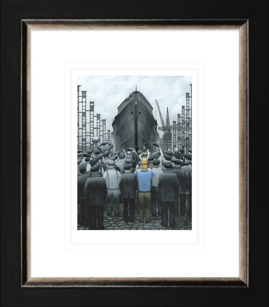 The Ship That Dad Built - Paper Artist Proof by Leigh Lambert - TheArtistsQuarter